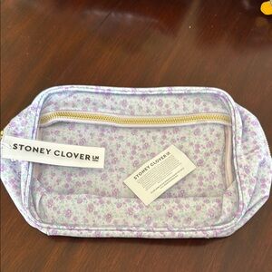 NWT SCL LARGE CLEAR FRONT POUCH